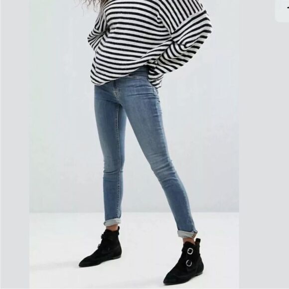 ALLSAINTS Mast Jean in Washed Indigo Denim - Picture 1 of 7